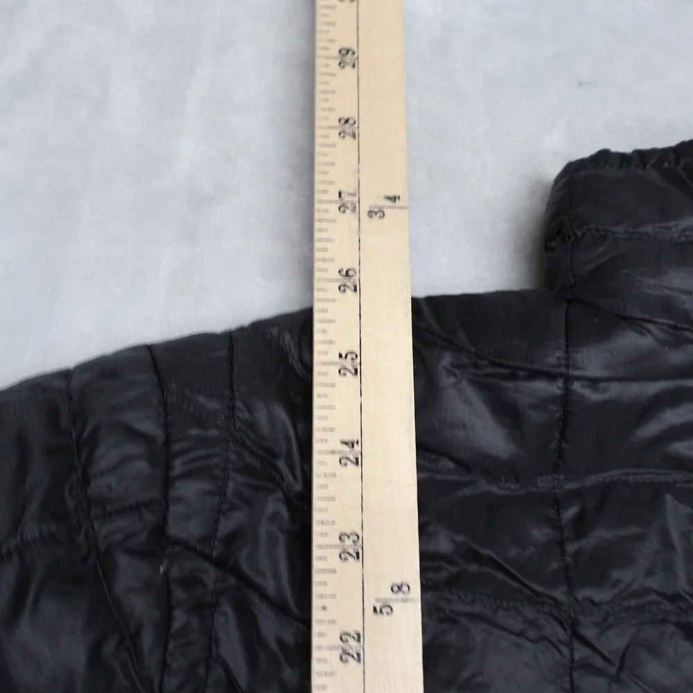 North Face Jacket Mens Medium Black Thermoball Insulated Light Quilted Puffer